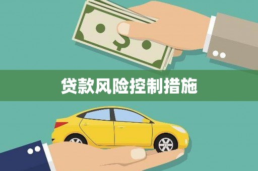树林贷款风险控制措施