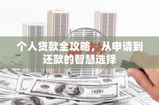 树林个人贷款全攻略，从申请到还款的智慧选择