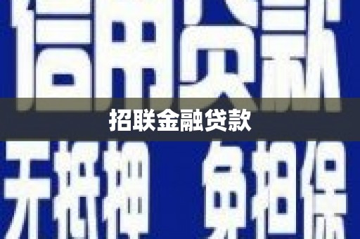 树林招联金融贷款