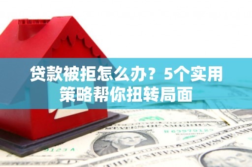 树林贷款被拒怎么办？5个实用策略帮你扭转局面