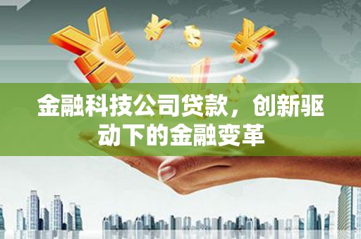 树林金融科技公司贷款，创新驱动下的金融变革