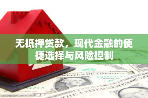 树林无抵押贷款，现代金融的便捷选择与风险控制