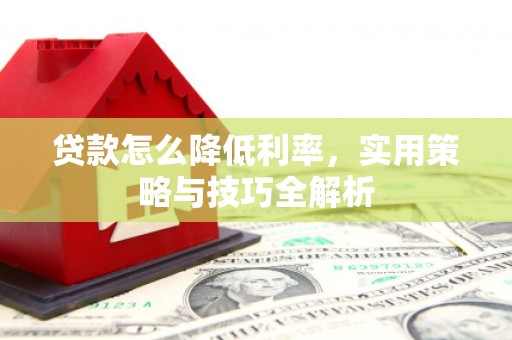 树林贷款怎么降低利率，实用策略与技巧全解析