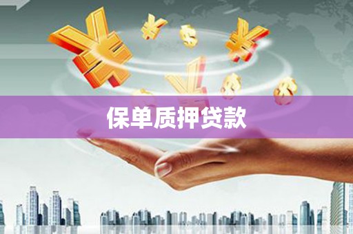 树林保单质押贷款