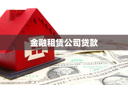 树林金融租赁公司贷款