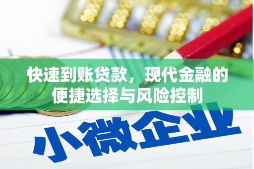 树林快速到账贷款，现代金融的便捷选择与风险控制