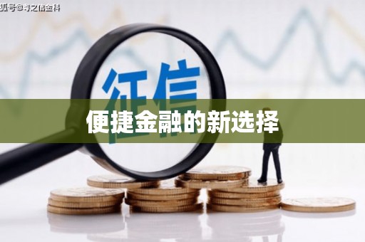 树林便捷金融的新选择