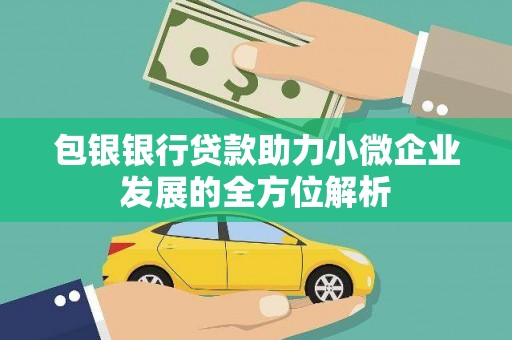 树林包银银行贷款助力小微企业发展的全方位解析