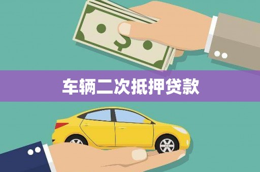 树林车辆二次抵押贷款