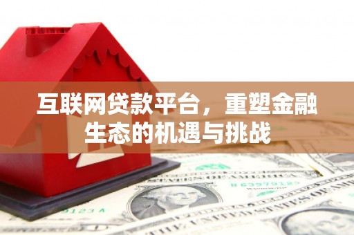 树林互联网贷款平台，重塑金融生态的机遇与挑战