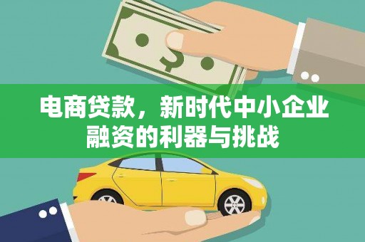 树林电商贷款，新时代中小企业融资的利器与挑战