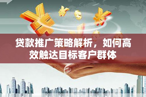 树林贷款推广策略解析，如何高效触达目标客户群体