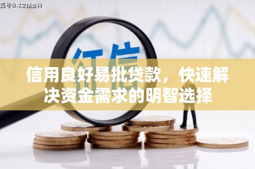树林信用良好易批贷款，快速解决资金需求的明智选择