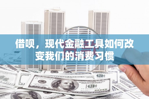 树林借呗，现代金融工具如何改变我们的消费习惯