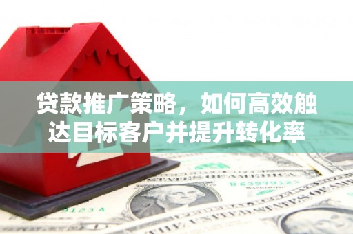 树林贷款推广策略，如何高效触达目标客户并提升转化率