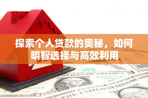 树林探索个人贷款的奥秘，如何明智选择与高效利用