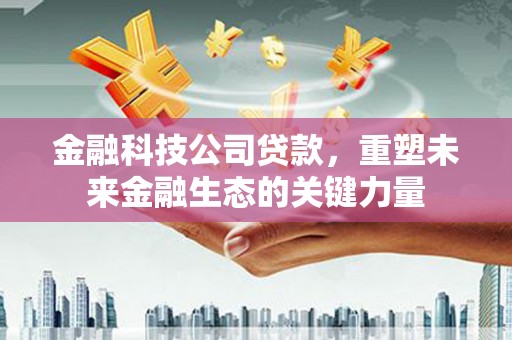 树林金融科技公司贷款，重塑未来金融生态的关键力量