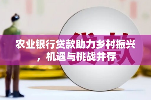 树林农业银行贷款助力乡村振兴，机遇与挑战并存