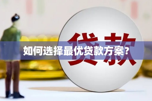 树林如何选择最优贷款方案？