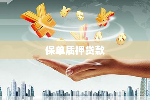 树林保单质押贷款