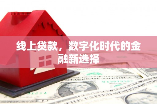 树林线上贷款，数字化时代的金融新选择