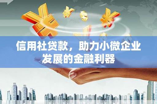 树林信用社贷款，助力小微企业发展的金融利器