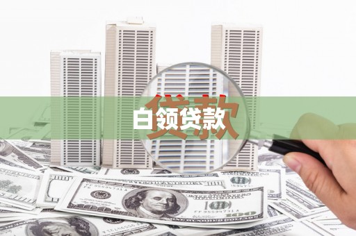 树林白领贷款