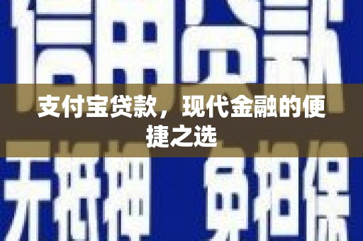 树林支付宝贷款，现代金融的便捷之选