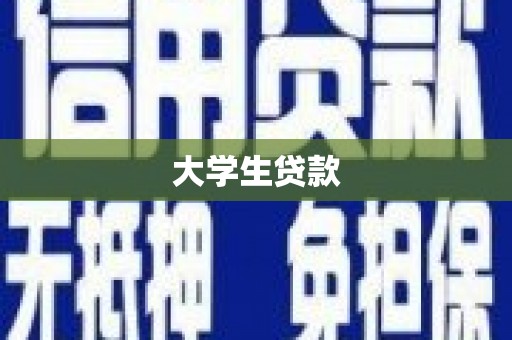 树林大学生贷款