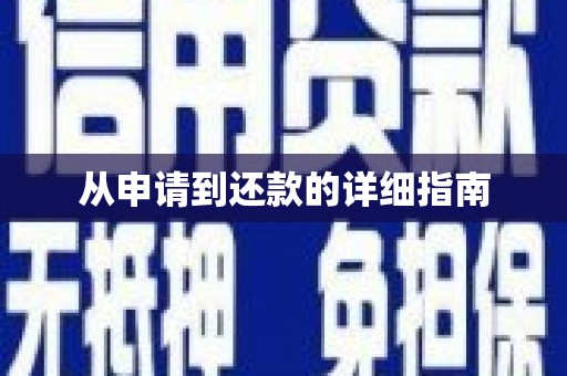 树林从申请到还款的详细指南