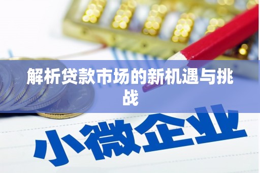 树林解析贷款市场的新机遇与挑战